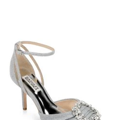 Badgley Mischka Nisha Ankle Strap Stiletto -Badgley Mischka shop NISHA MP6522 SILTXL 1 69004.1658772352