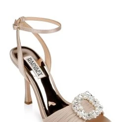 Badgley Mischka Nixie Peep Toe Stiletto Sandal -Badgley Mischka shop NIXIE MP6523 NEWNUD 1 36683.1673484617