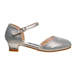 Badgley Mischka Girls’ Metallic 2-Piece Dress Shoes -Badgley Mischka shop O BM84031M SILV 2 00374.1670960181