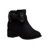 Badgley Mischka Girls' Faux Suede Low Ankle Boots -Badgley Mischka shop O BM89845MBLK 1 22328.1629745985