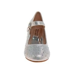Badgley Mischka Girls' Buckled Block Heel Dress Shoes 16 Badgley Mischka Girls' Buckled Block Heel Dress Shoes -Badgley Mischka shop O BM90010MSILV 5 55725.1629746415