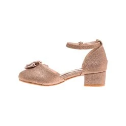 Badgley Mischka Girls' Glittery Low Block Heel Dress Shoes -Badgley Mischka shop O BM90016MRGLG 3 73283.1629695599