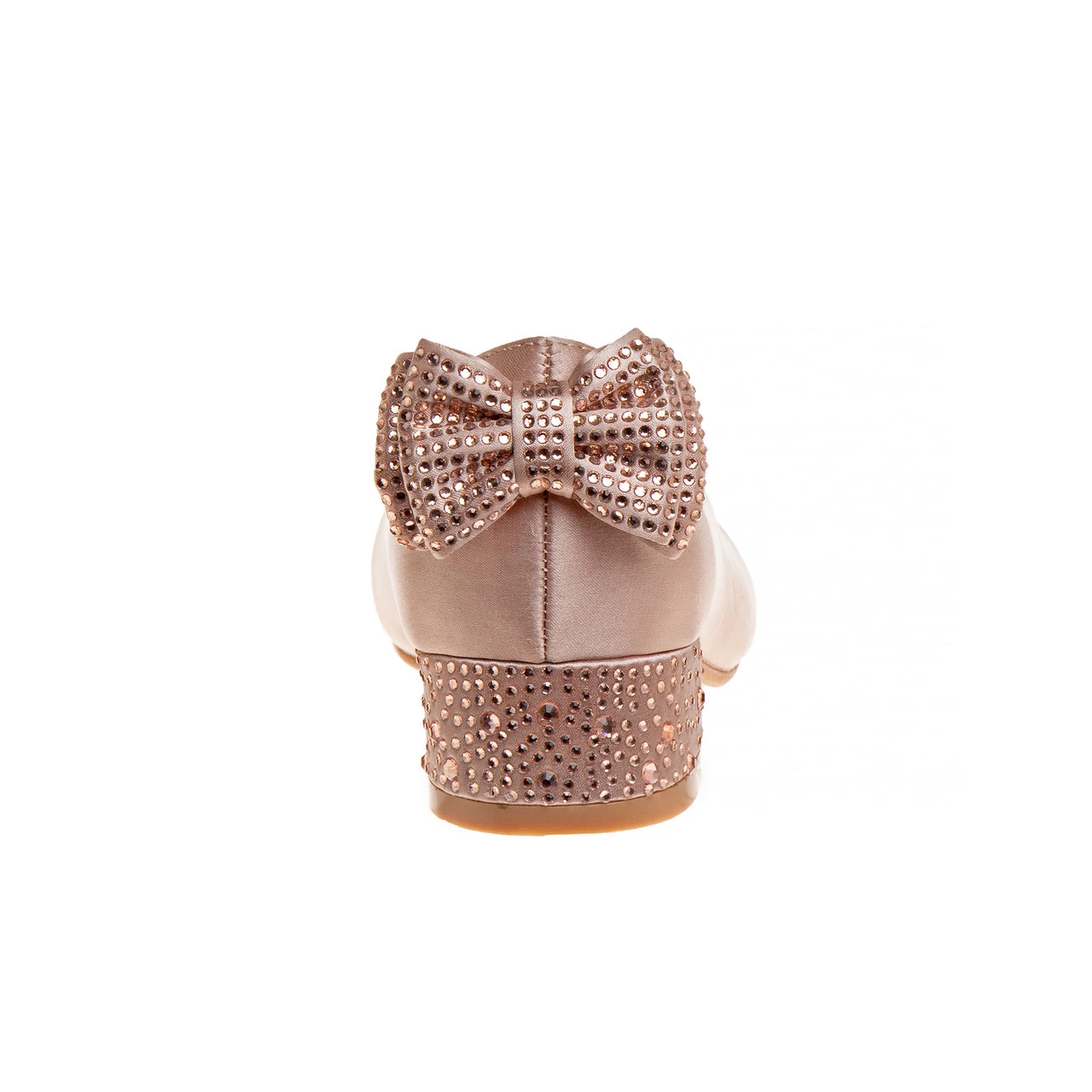 Badgley Mischka Girls’ Sparkle-Heeled Dress Shoes With Back Bow 5 Badgley Mischka Girls’ Sparkle-Heeled Dress Shoes With Back Bow - Image 3