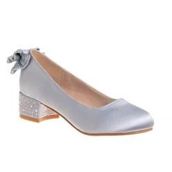 Badgley Mischka Girls’ Sparkle-Heeled Dress Shoes With Back Bow 27 Badgley Mischka Girls’ Sparkle-Heeled Dress Shoes With Back Bow -Badgley Mischka shop O BM90019S SILVER 1 89964.1650914418