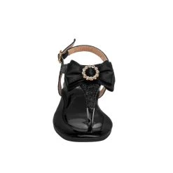 Badgley Mischka Girls’ Glitter Dress Sandals -Badgley Mischka shop O BM91282S BLACK 4 32134.1650920916