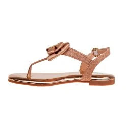 Badgley Mischka Girls’ Glitter Dress Sandals -Badgley Mischka shop O BM91282S ROSE GOLD 2 38028.1650920916