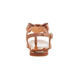 Badgley Mischka Girls’ Glitter Dress Sandals -Badgley Mischka shop O BM91282S ROSE GOLD 3 05343.1650920916