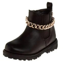 Badgley Mischka Girls’ Sassy Bootie With Chain