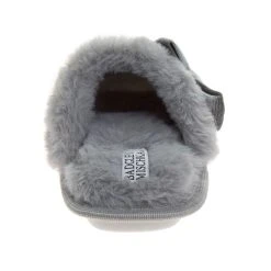 Badgley Mischka Girls' Faux-Fur Slippers With Glitter Lines -Badgley Mischka shop O BM92065H SILV 11 66304.1670964672