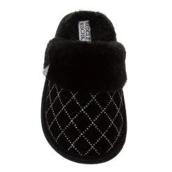 Badgley Mischka Girls' Fur Slippers With Studs -Badgley Mischka shop O BM92068H BLK 5 40492.1670964921