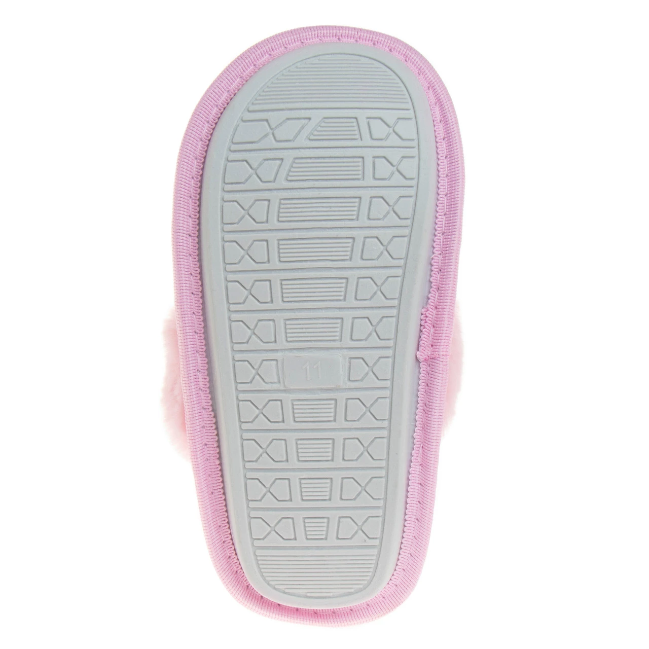 Badgley Mischka Girls' Rainbow Faux-Fur Slippers 8 Badgley Mischka Girls' Rainbow Faux-Fur Slippers - Image 6