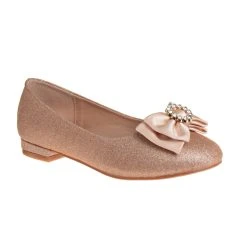 Badgley Mischka Girls’ Slip-On Ballet Flats With Bow -Badgley Mischka shop O BM92460M ROGS 2 81989.1670959124