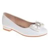 Badgley Mischka Girls’ Slip-On Ballet Flats With Bow 1 Badgley Mischka Girls’ Slip-On Ballet Flats With Bow -Badgley Mischka shop O BM92460M WHTP 4 48808.1670959124