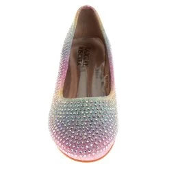 Badgley Mischka Girls’ Rhinestone Slip-On Ballet Flats -Badgley Mischka shop O BM92461M PTMT 12 11828.1670961863