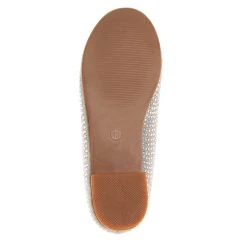 Badgley Mischka Girls’ Rhinestone Slip-On Ballet Flats -Badgley Mischka shop O BM92461M SILV 7 58465.1670961863