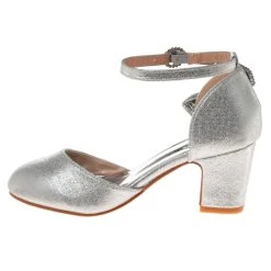 Badgley Mischka Girls’ Block Heeled Dress 2-Piece Shoes With Rhinestone Bow 23 Badgley Mischka Girls’ Block Heeled Dress 2-Piece Shoes With Rhinestone Bow -Badgley Mischka shop O BM92474N SILV 3 14242.1670961301