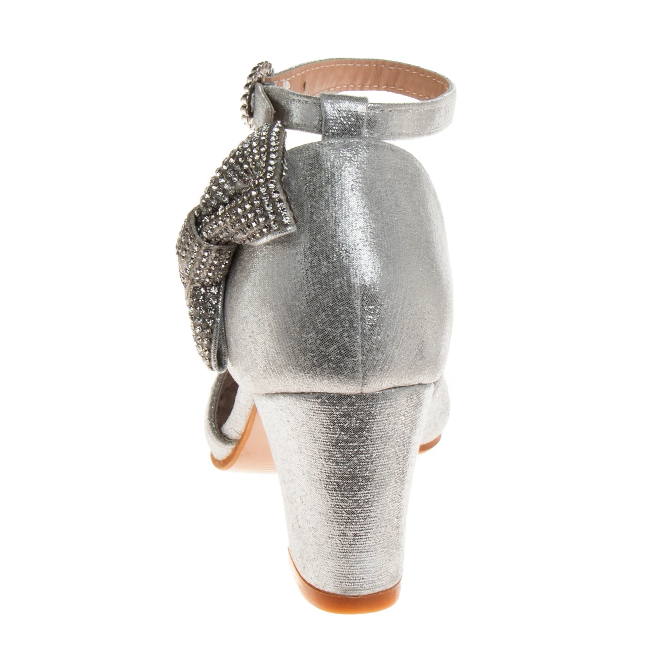 Badgley Mischka Girls’ Block Heeled Dress 2-Piece Shoes With Rhinestone Bow 12 Badgley Mischka Girls’ Block Heeled Dress 2-Piece Shoes With Rhinestone Bow - Image 10