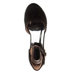 Badgley Mischka Girls’ Rhinestone Block Heeled 2-Piece Dress Shoes -Badgley Mischka shop O BM92478N BLK 6 75794.1670962055