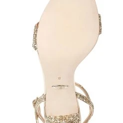 Badgley Mischka Olympia Glittered Evening Sandal -Badgley Mischka shop OLYMPIA MP5116 PLTGLT 6 BOTTOM VIEW 66654 70905.1609311746