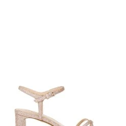 Jewel Badgley Mischka Omari Block Heel -Badgley Mischka shop OMARI JW3916 ROSGLT 2 09726.1639523549