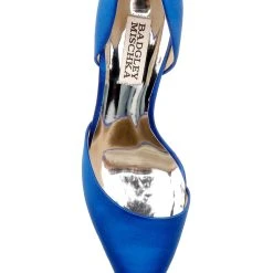 Badgley Mischka Ozara II Crystal Heel Pump -Badgley Mischka shop OZARA II MP5115B BLUSAT 5 YOP VIEW 46543 79459.1624950249