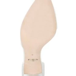 Badgley Mischka Ozara II Crystal Heel Pump -Badgley Mischka shop OZARA II MP5115B WHTSAT 6 BOTTOM VIEW 78683 45839.1624950249