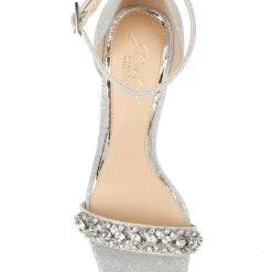 Jewel Badgley Mischka Peggy Crystal Embellished Wedge -Badgley Mischka shop PEGGY JW3807 SILGLT 5 TOP VIEW 71467 07858.1610488564