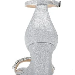 Jewel Badgley Mischka Peggy Crystal Embellished Wedge -Badgley Mischka shop PEGGY JW3807 SILGLT 7 COUNTER 85059 71900.1610488564