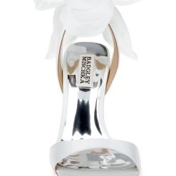 Badgley Mischka Primrose Bow Strap Stiletto Heel -Badgley Mischka shop PRIMROSE MP6826 WHTSAT 4 99675.1672871925