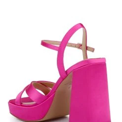 Jewel Badgley Mischka Rainbow Chunky Platform -Badgley Mischka shop RAINBOW JW4628 PNKSAT 3 36861.1672873527