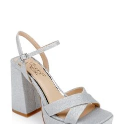 Jewel Badgley Mischka Rainbow Chunky Platform -Badgley Mischka shop RAINBOW JW4628 SILGLT 1 57694.1678472855