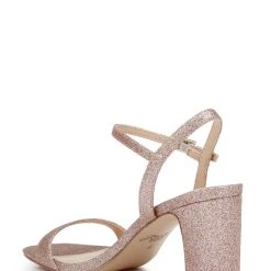 Jewel Badgley Mischka Rayla Block Heel Sandal -Badgley Mischka shop RAYLA JW4626 ROSGLT 3 24025.1672873509