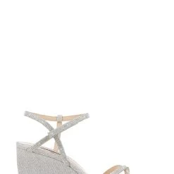 Badgley Mischka Reagan Open-Toe Wedge Heel -Badgley Mischka shop REAGAN MP5909 PLATNM 3 SIDE VIEW 08167 54559.1613604241