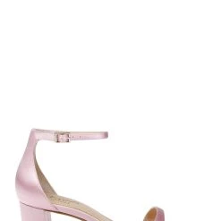 Jewel Badgley Mischka Reese Simple Block Heel Sandal -Badgley Mischka shop REESE JW4624 PALEPK 2 57877.1672873495