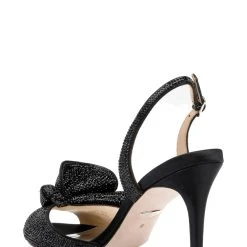 Badgley Mischka Rennie Statement Stiletto Heel -Badgley Mischka shop RENNIE MP5915 BLKSAT 3 72685.1658776989