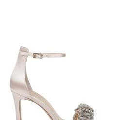 Jewel Badgley Mischka Ridley Bejeweled Strap Stiletto Heel -Badgley Mischka shop RIDLEY JW4618 CHMSAT 2 35754.1672873464