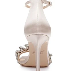 Jewel Badgley Mischka Ridley Bejeweled Strap Stiletto Heel -Badgley Mischka shop RIDLEY JW4618 CHMSAT 7 80501.1672873464