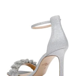 Jewel Badgley Mischka Ridley Bejeweled Strap Stiletto Heel -Badgley Mischka shop RIDLEY JW4618 SILGLT 3 33560.1672873464