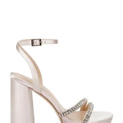 Jewel Badgley Mischka Rochel Platform Block Heel With Gemstone Embellished Straps -Badgley Mischka shop ROCHEL JW4613 CHMSAT 2 94499.1672873441