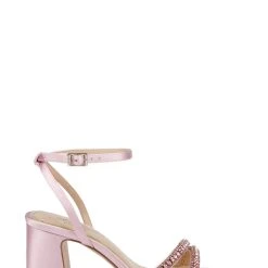 Jewel Badgley Mischka Rosa Block Heel Sandal With Gemstone Straps -Badgley Mischka shop ROSA JW4611 PALEPK 2 45918.1672873426