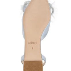 Badgley Mischka Sabina Tulle Bow Pointed Toe Flat -Badgley Mischka shop SABINA MP6601 AZBLST 6 02372.1661977403