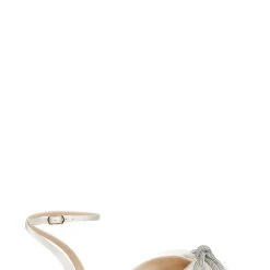 Badgley Mischka Sabina Tulle Bow Pointed Toe Flat -Badgley Mischka shop SABINA MP6601 IVRSAT 2 41495.1661977403
