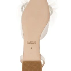 Badgley Mischka Sabina Tulle Bow Pointed Toe Flat -Badgley Mischka shop SABINA MP6601 IVRSAT 6 90670.1661977403