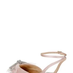 Badgley Mischka Sabina Tulle Bow Pointed Toe Flat -Badgley Mischka shop SABINA MP6601 SFTBLS 3 33509.1661977403