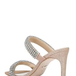 Badgley Mischka Sade Jeweled Double-Band Stiletto -Badgley Mischka shop SADE MP6603 BLSGLD 2 89095.1663093195