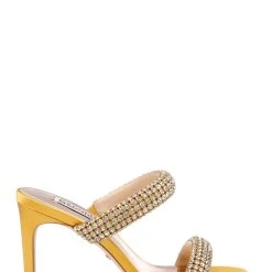 Badgley Mischka Sade Jeweled Double-Band Stiletto -Badgley Mischka shop SADE MP6603 GLDSAT 2 15754.1661977430