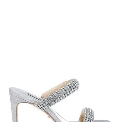 Badgley Mischka Sade Jeweled Double-Band Stiletto -Badgley Mischka shop SADE MP6603 SILTXL 2 04577.1661977430