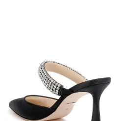 Badgley Mischka Sadiya Jeweled Kitten Heel 22 Badgley Mischka Sadiya Jeweled Kitten Heel -Badgley Mischka shop SADIYA MP6604 BLKSAT 3 28233.1661977440