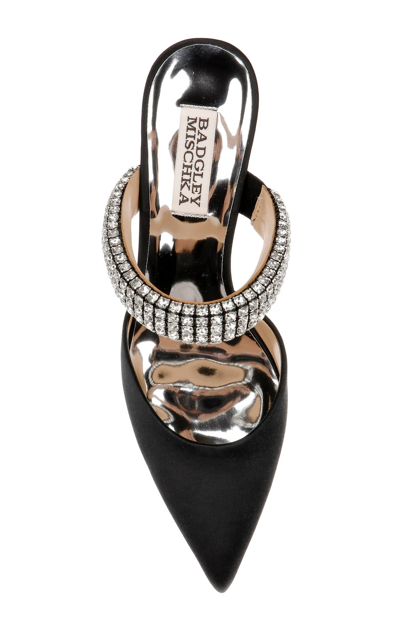Badgley Mischka Sadiya Jeweled Kitten Heel 7 Badgley Mischka Sadiya Jeweled Kitten Heel - Image 5