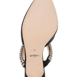 Badgley Mischka Sadiya Jeweled Kitten Heel 25 Badgley Mischka Sadiya Jeweled Kitten Heel -Badgley Mischka shop SADIYA MP6604 BLKSAT 6 29697.1661977440